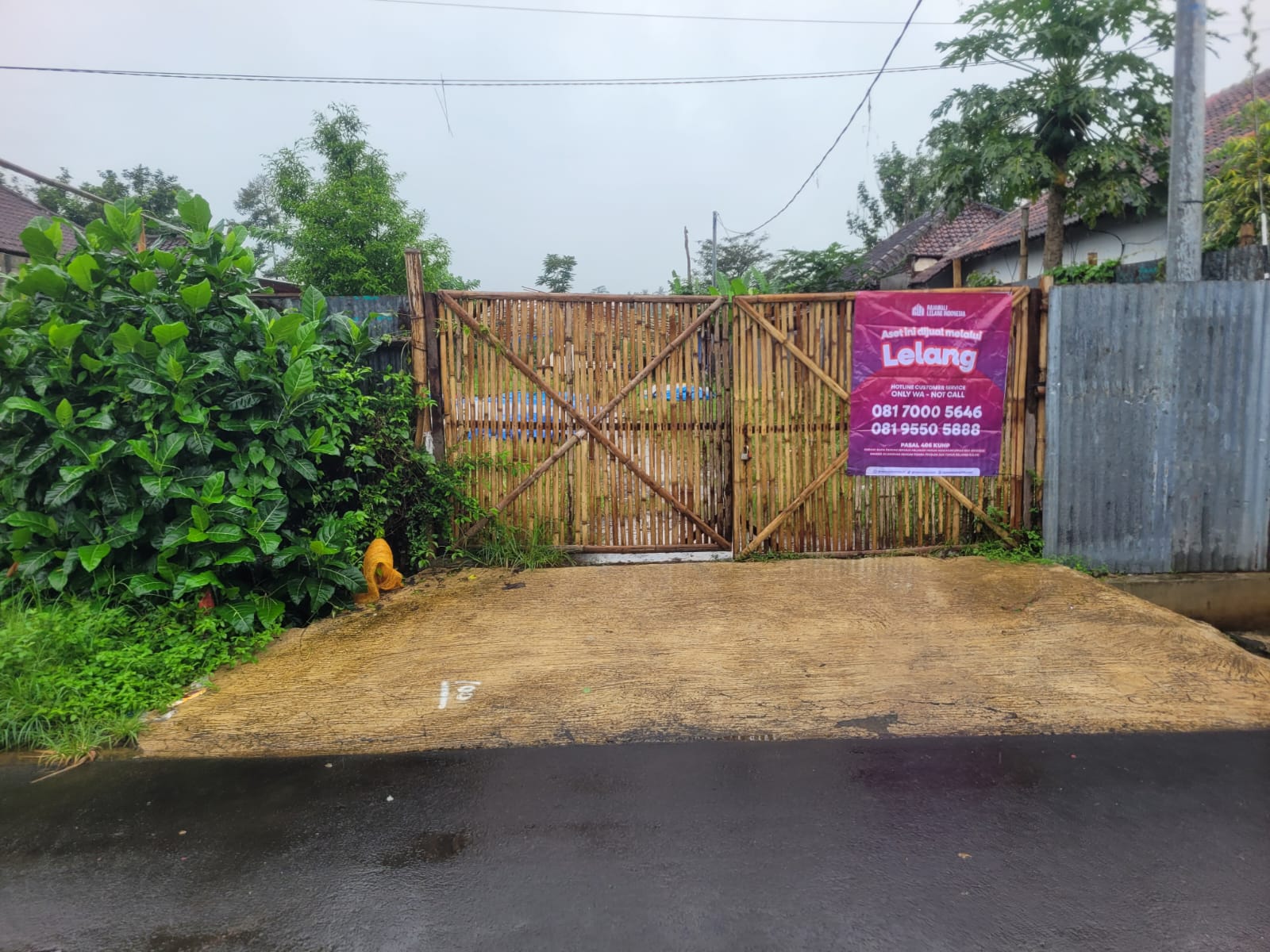 SEGERA LELANG TANAH PEKARANGAN