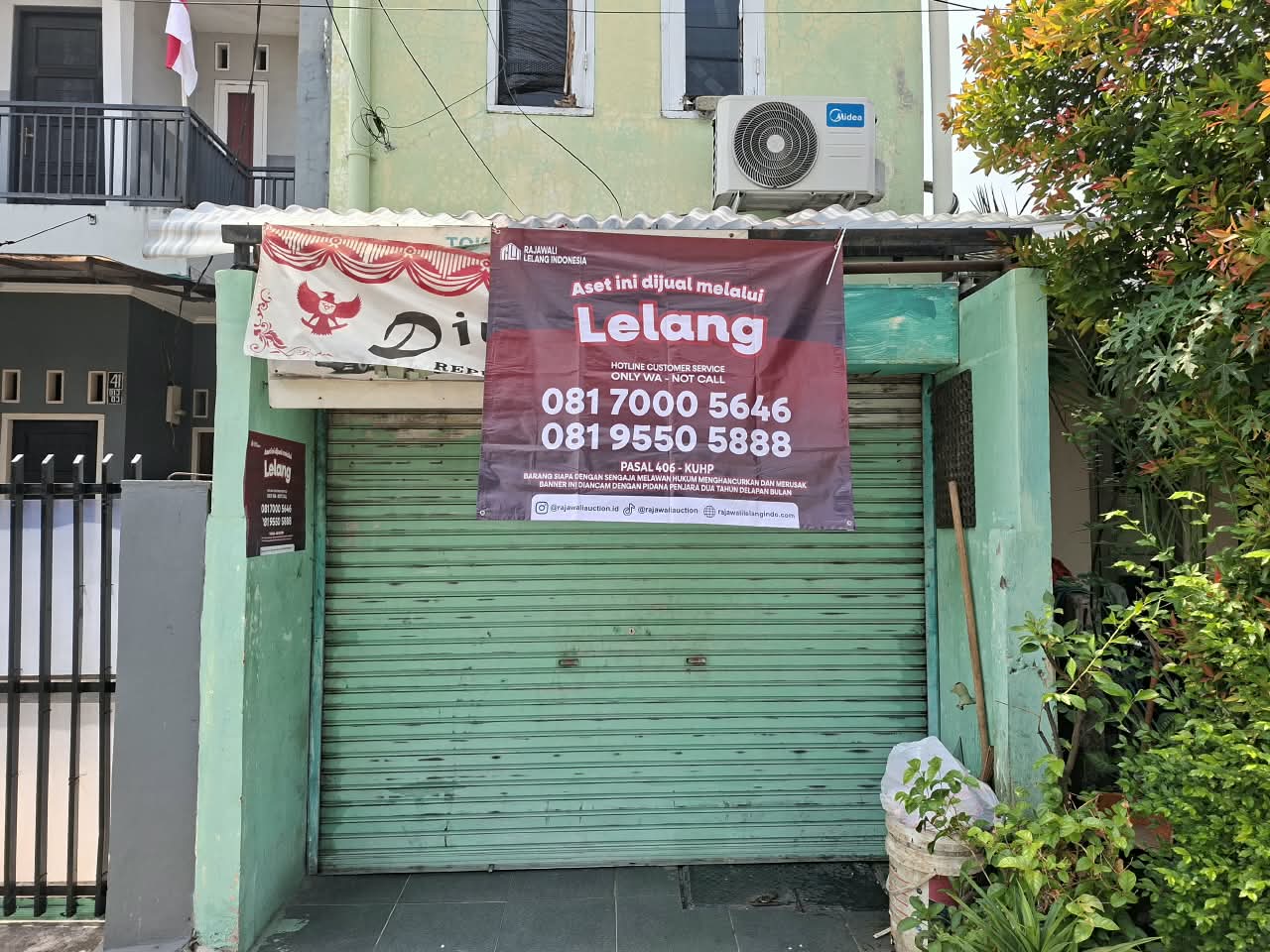 AGUNAN LELANG KIOS & RUMAH TINGGAL STRATEGIS